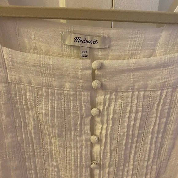 Madewell puff sleeve drawstring mini dress - Picture 4 of 6